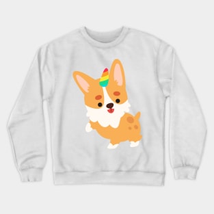 Happy Corgi Crewneck Sweatshirt